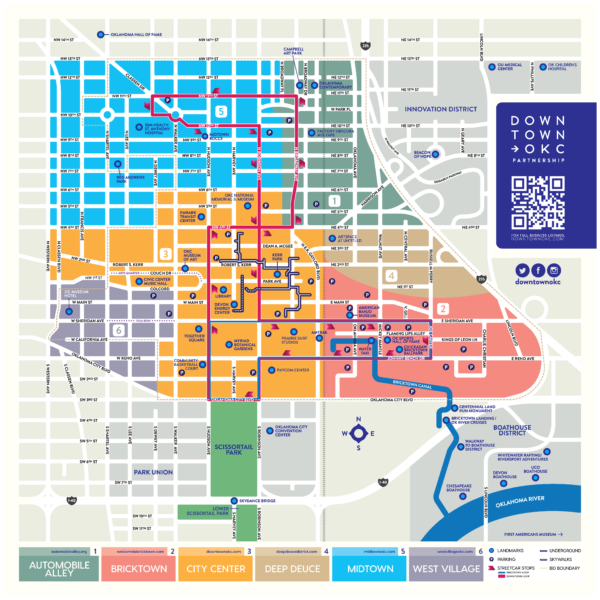 Map – Deep Deuce OKC